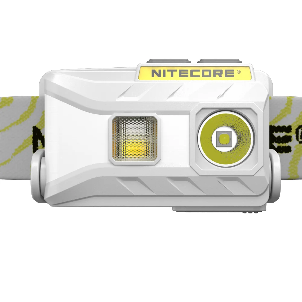 Nitecore NU25 3xled Перезаряжаемые фары 360 люмен Трехместный Выходы легкий фар фонарик для использования вне помещений время езды на велосипеде, бега - Испускаемый цвет: Белый