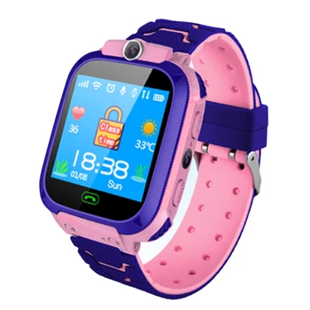 

Q12B Children's Smart Watch Android Insert Card 2G Waterproof Remote GPS Locator Camera Call Anti-lost Smart Wristband For Kids