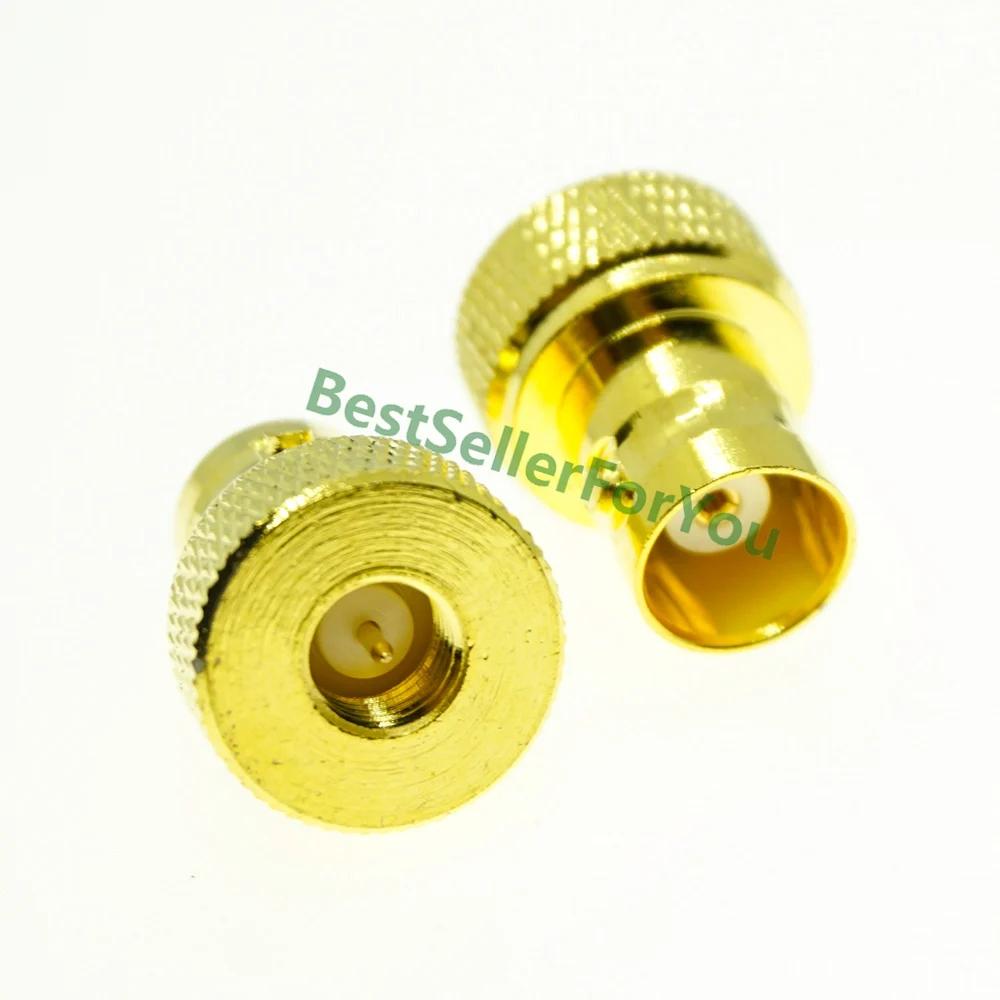 Переходник с гнезда BNC на гнездо SMA для антенны Vertex Icom Kenwood GoldenBrass | Обустройство