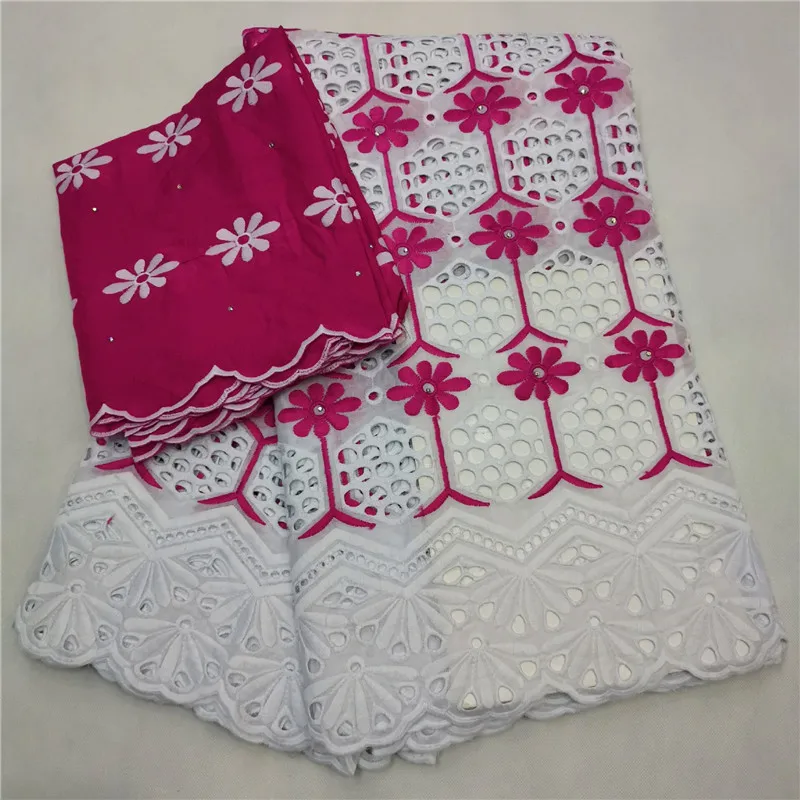 

7Y Swiss lace fabric 2019 Dubai heavy beaded embroidery African lace fabrics 100% cotton Swiss voile lace in Switzerland HL0823