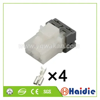 

Free shipping 5sets 4pin auto female housing plugs automotive wiring cable harness unsealed connector