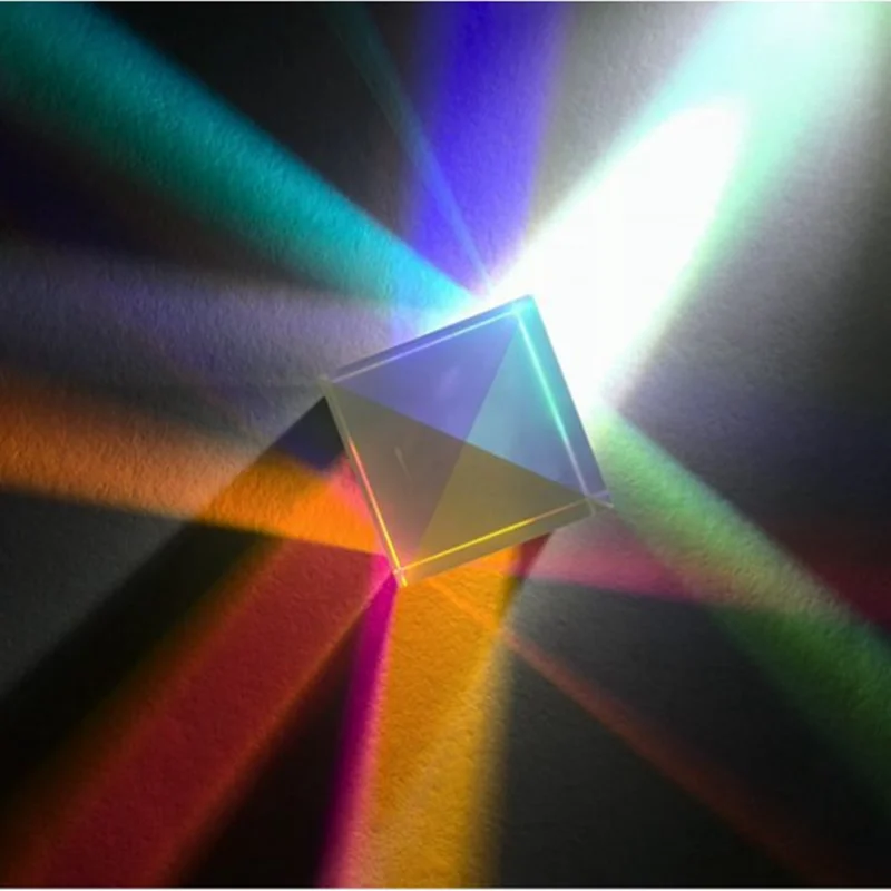 Шестигранный яркий светильник Prism комбинированный кубическая призма витражный