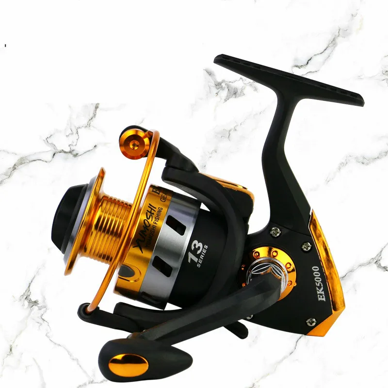  Spinning Fishing Reel 5.1:1 12BB Bearing Balls 1000-1000 Series Metal Coil Spinning Reels Vessel Bo