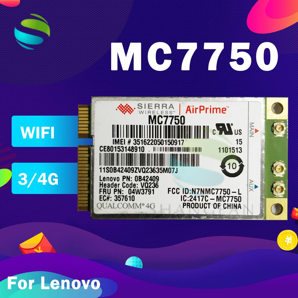 Мини PCI-e 3G 4G HSPA 100MB LTE WLAN-карта для IBM T430 T430i T430s T430si X230 X230i | Компьютеры и офис
