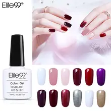 Elite99 10ml UV Gel Nail Polish Soak Off Primer Gel Polish Top Base Coat Needed Gel Lacquer Semi Permanent Nail Art Manicure Gel