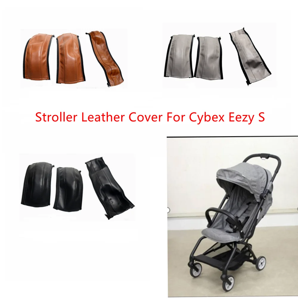 Nuove Coperture In Pelle Pu Per Cybex Eezy S Passeggino Bracciolo Custodia Protettiva Copertura Carrozzina Paraurti Carrozzina Maniglie Accessori