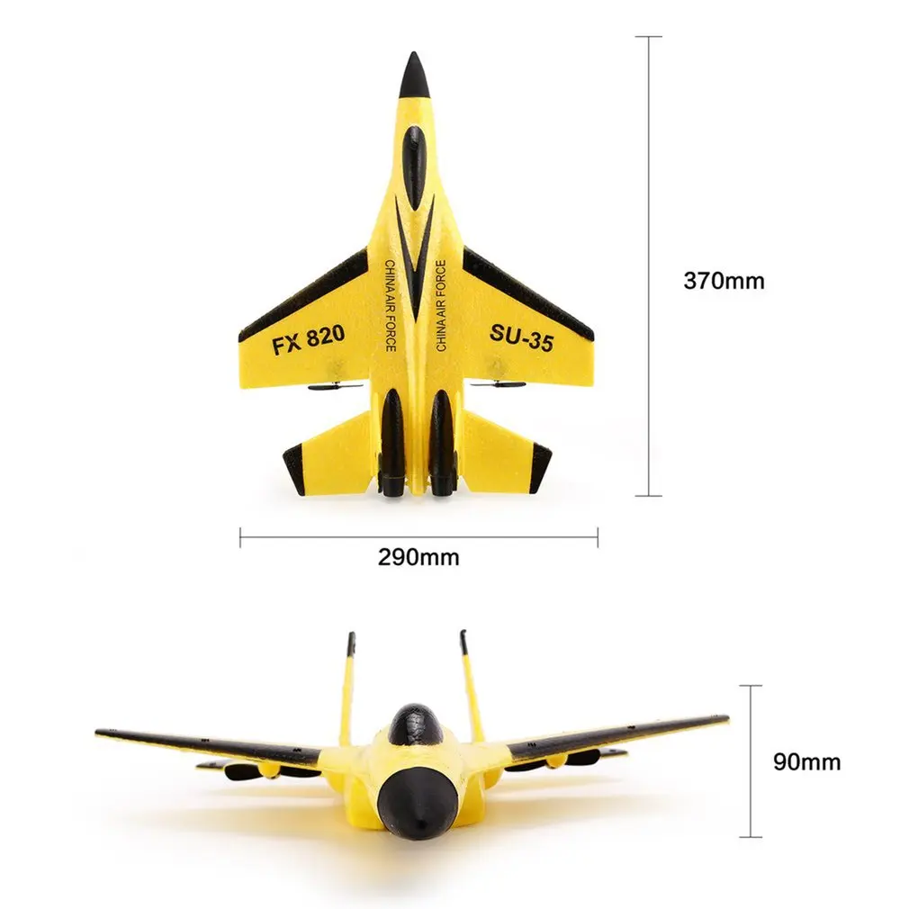 FX FX-820/FX-818 2,4G 2CH пульт дистанционного управления SU-35 планер 290 мм размах крыльев EPP микро Крытый RC самолет с неподвижным крылом самолет БПЛА RTF