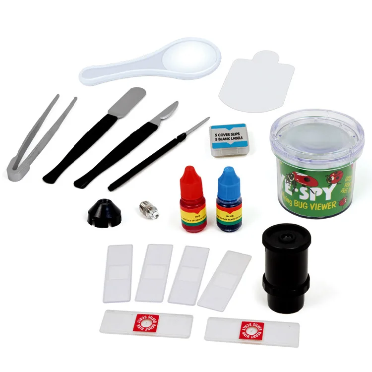 

Young STUDENT'S Science Experiment Educational Toy Children Science Microscope Set Birthday Gift 1200 Times