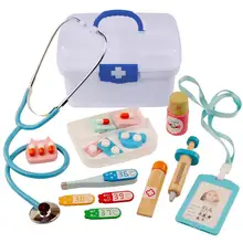 13 шт., игрушка доктора, игрушка для ролевых игр, набор медицинских игрушек для детей, набор для ролевых игр, медицинский набор, ролевые игры, Классические игрушки