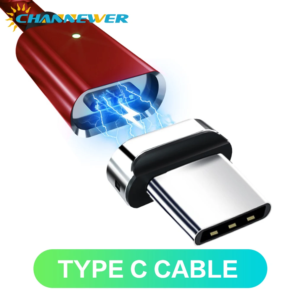 Магнитный кабель STONEGO, быстрая зарядка, магнитный кабель Micro USB и type C, кабель для синхронизации данных, кабели для телефонов, быстрая зарядка, магнитное зарядное устройство, кабель - Цвет: Red TYPE C Cable