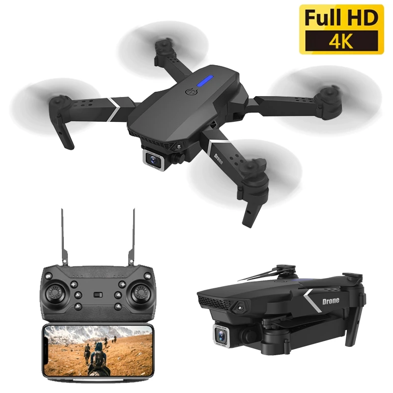 LS-E525 Дрон 4k RC игрушки 1080P Дроны с камерой HD Двойная камера s складной режим