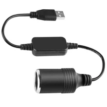 Allume-cigare de voiture 5V 2A USB mâle à 12V, adaptateur de câble convertisseur pour chargeur de voiture DVR, accessoires électroniques automobiles, nouveau