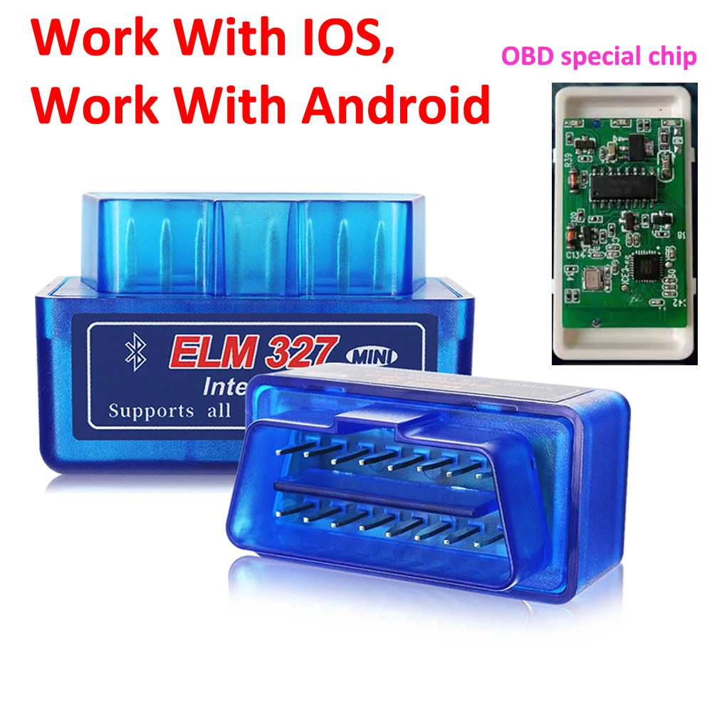 Диагностический сканер Elm327 Obd2 Bluetooth V1.5 OBD Автомобильный диагностический
