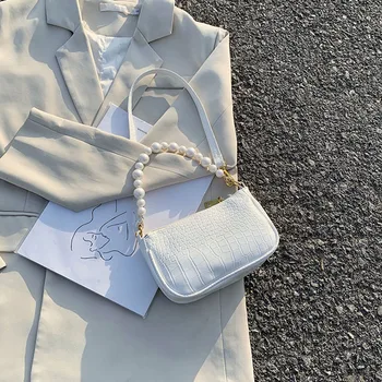 

Pear Design Crocodile Pattern PU Leather Small Shoulder Bags For Women 2020 Summer Crossbody Bags Lady Travel Handbags
