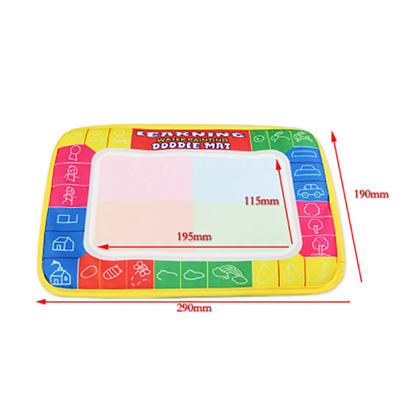 New Drawing Toys Water Drawing Mat 29* 19 CM Board Painting and Writing Doodle With Magic Pen Non-toxic Board for Kids