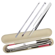 3 шт./компл. Нержавеющая сталь игла для удаления прыщей, прыщей, игла для удаления угрей, комедонов, для лечения прыщей, экстрактор Уход за лицом инструмент