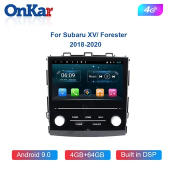 

ONKAR Car Android 8.1 Auto Radio For Subaru XV Forester/ Impreza2018 2019 RAM 4GB ROM 64GB Built In DSP 4G SIM Card Mirror Link