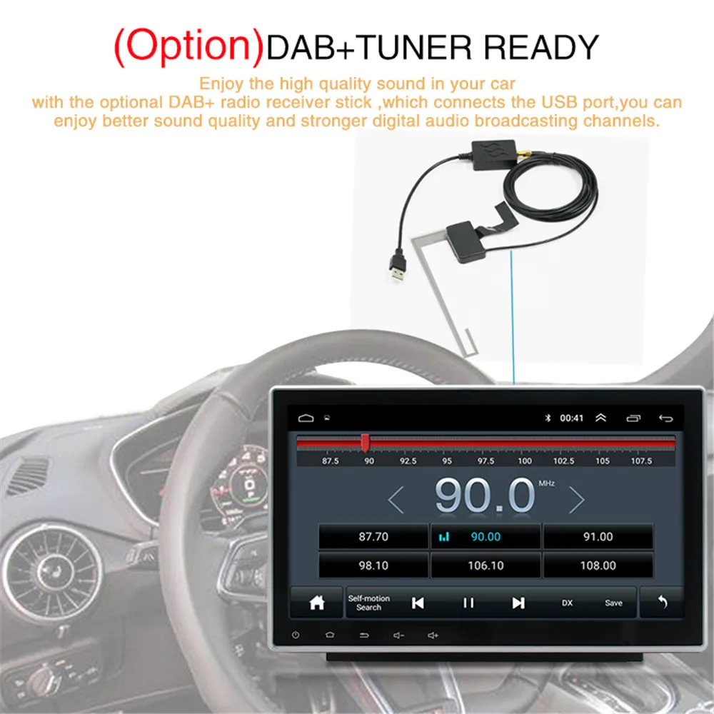 Sale Android 9.1  2Din 2+16G Car Radio Multimedia Video Player Universal Car Auto Stereo GPS Navigation MP5 Player Mirror Link USB FM 2