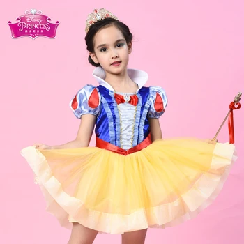 

classic Disney Baby Girls Snow White Frozen Princess Aisha Cosplay Costume Christmas Party Clothes