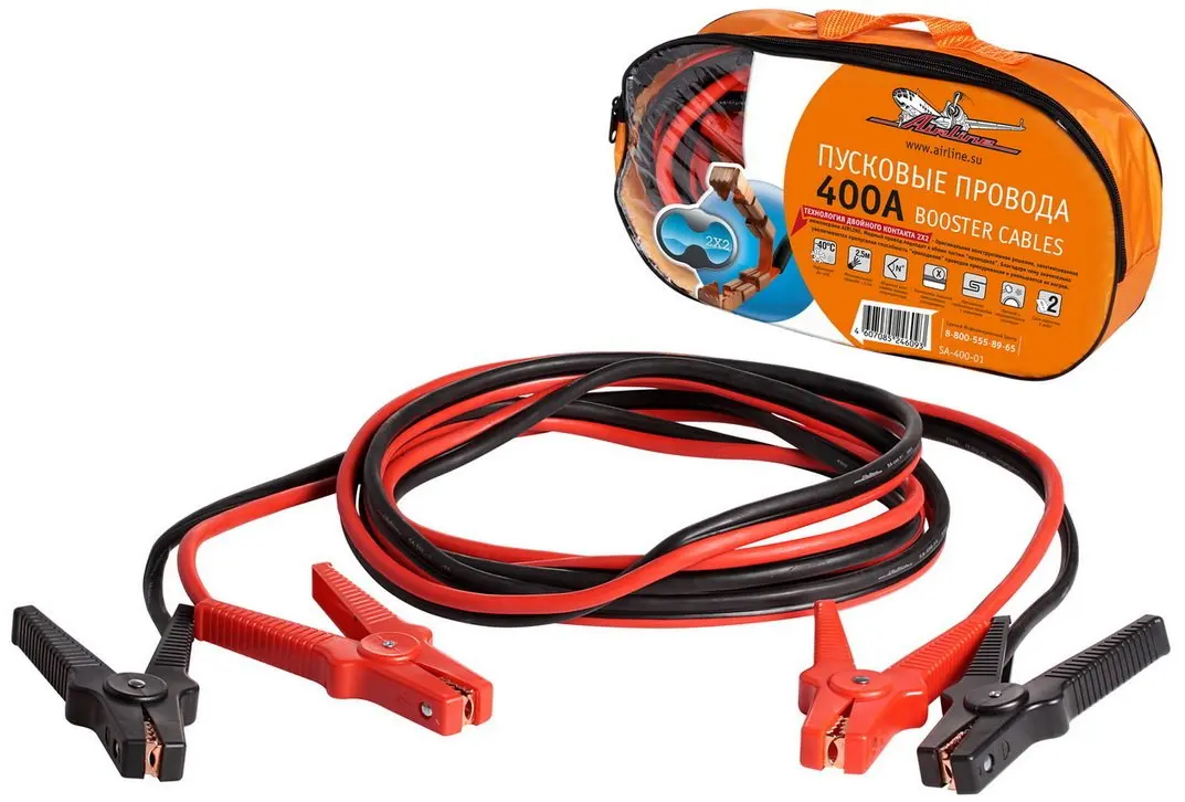 Cigarette lighter wires 400A ProSeries (3 5 M 12/24 V bag) airline sa-400-01 | Автомобили и мотоциклы