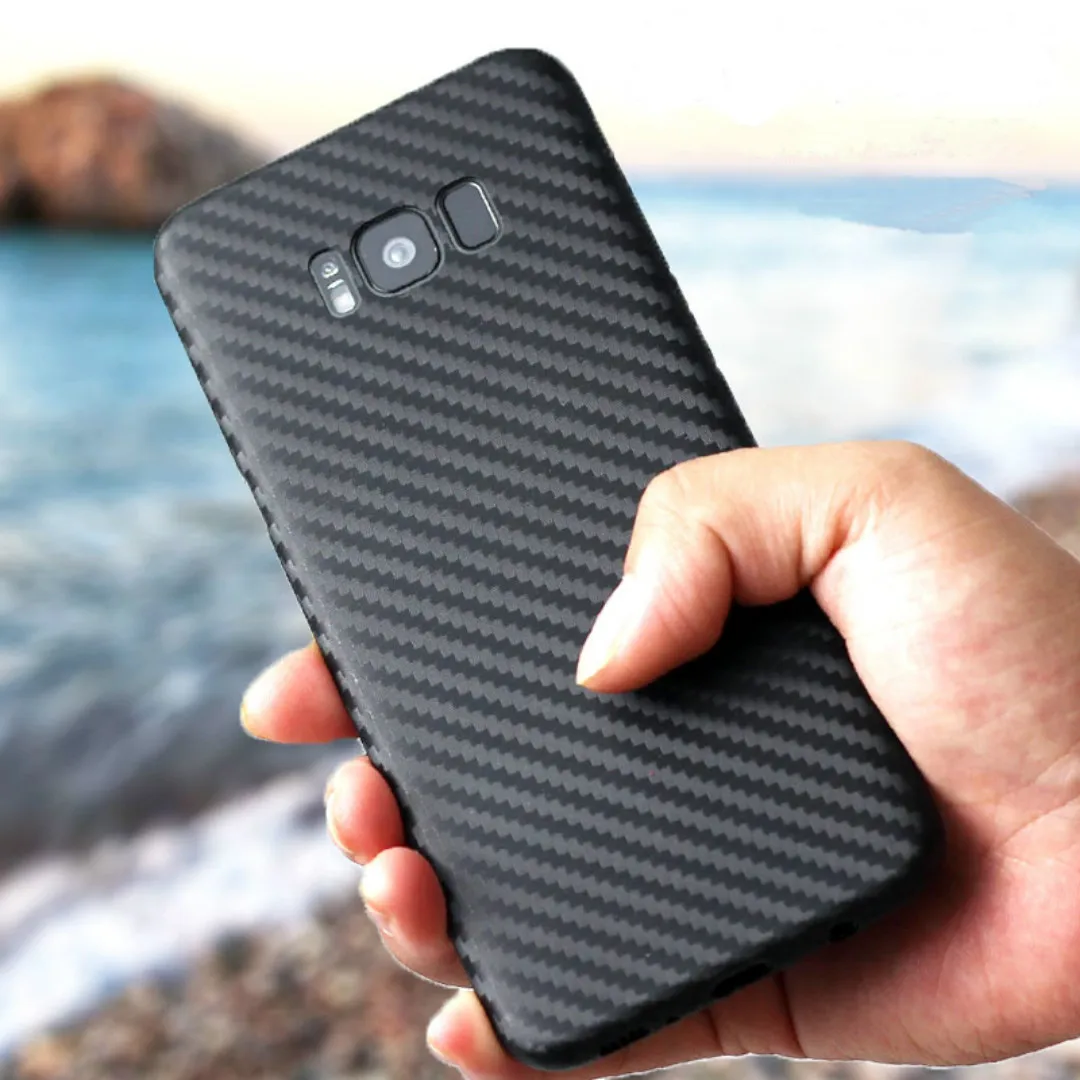 Scrub Carbon Fiber Soft Silicone For Samsung Galaxy A3 A5 A7 J1 J3 J5 J7 2016 2017 Grand Prime S8 S9 Plus Phone Cases Funda |