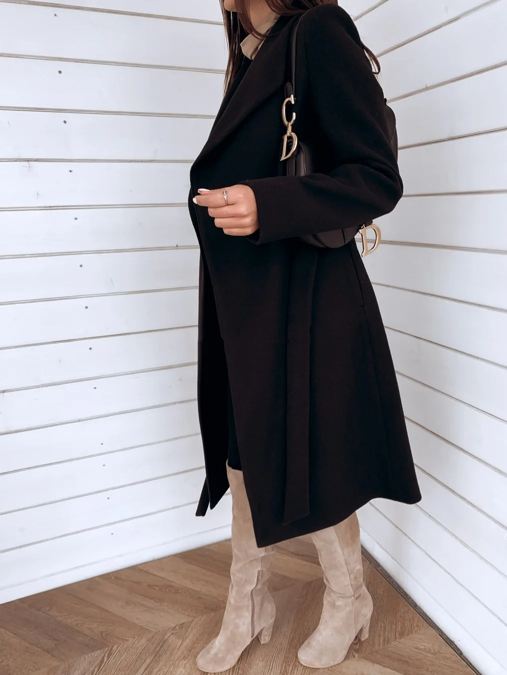 Women Long Sleeve Turn-Down Collar Coat Autumn Winter Warm Soft Slim Belt Robe Pocket Overcoat Casual Thick Coat Plus Size