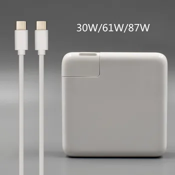 

87W 61W 30W 29W USB-C Laptop Power Adapter Type-C PD Charger For Latest Macbook 13 15-inch A1706 A1707 A1707 for iphone iPad Pro