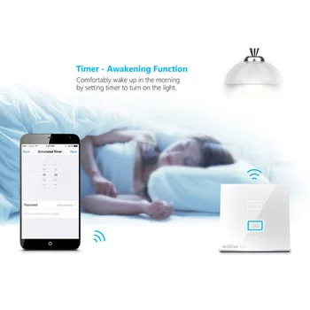 

Broadlink TC2 WiFi Switch Light Switch Wall EU UK Touch Panel 1/2/3 Gang RM PRO IR+RF Remote Control for Alexa Google Home IFTTT