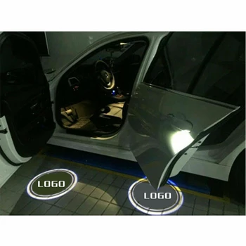 

2pcs Car Door Lights LED Courtesy Projector DC 12/24V Green light source