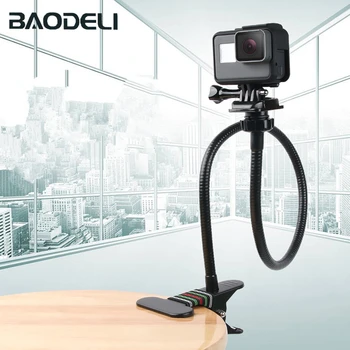 

BAODELI Flexible Clip Mini Tripod For Phone Stand Video Action Camera Holder Stand Gopro Max Hero Black 4 5 6 7 8 Accessories