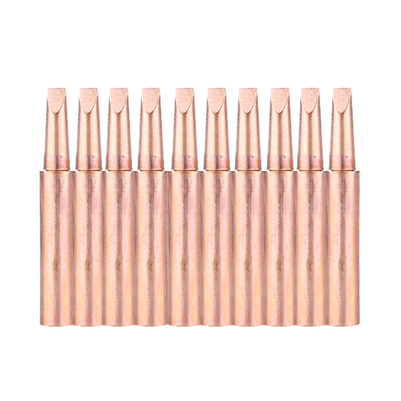 900M-T-3.2D(10PCS) 10 шт./лот бессвинцовые наконечники для паяльника Замена 900m-T-3.2D наконечники для паяльника головка для паяльной станции BGA сварочный инструмент - Цвет: 900M-T-3.2D(10PCS)