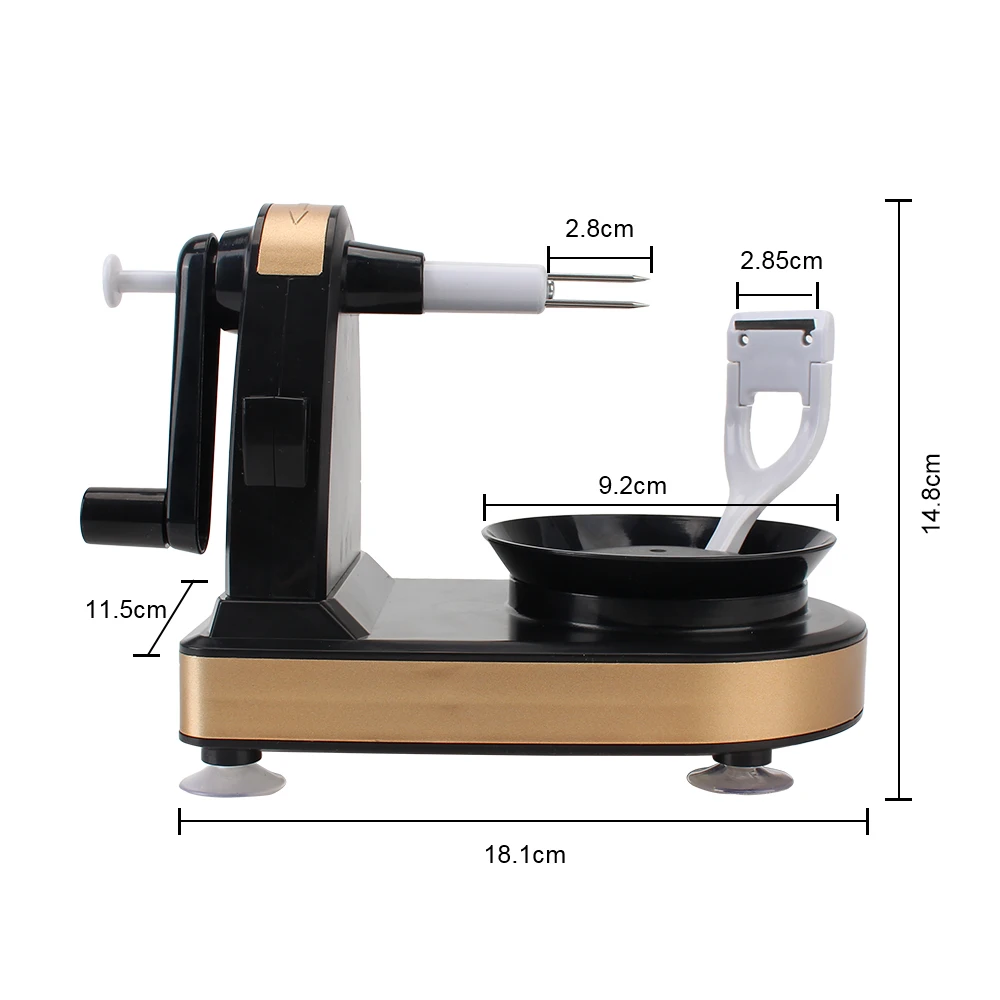 Hand-Cranked Fruit Peeler Overview