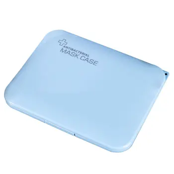 

1PCS Mask Temporary Storage Bag Antibacterial Portable Mask Storage Box Plastic Storage(not included mask)