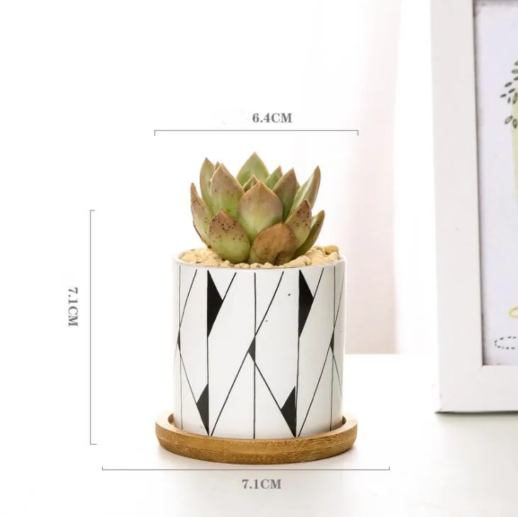 Скандинавский горшок для цветов ваза, домашний декор аксессуары керамическая ваза для цветочного горшок для суккулента плантаторы
