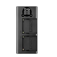Battery charger For Sony NP F960 NP F970 NP-F960 NP-F750 Battery Dual Channel ChargerNP F770 NP F750 NP F550 F330 FM-500H