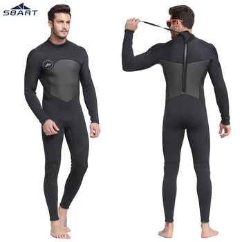 

SBART Men 1.5mm Neoprene Wetsuit High Elasticity Stitching Warm Surfing Diving Equipment Jellyfish Clothing Long Sleeved Wetsuit