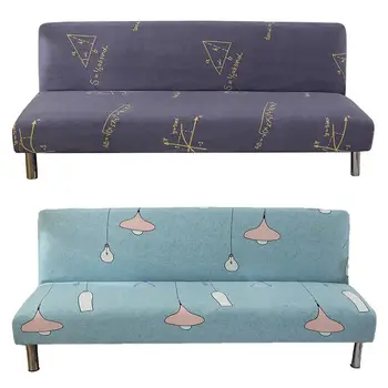 

New High-quality Comfortable Thicker Plush Sofa Cover Slipcover Full Coverage Folding Sofa Bed Without Armrest Support Wholesale