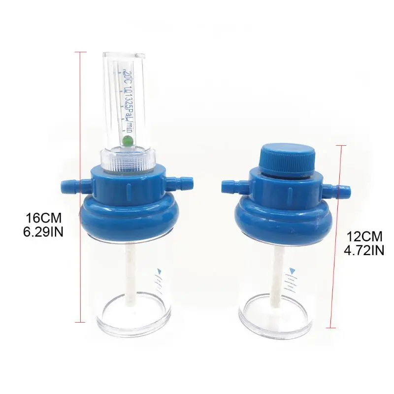 Oxygen Supply System Accessories Oxygen Bag Inhaler Filter Flow Meter Buoy/Cap Humidification Bottle for Hospital Home