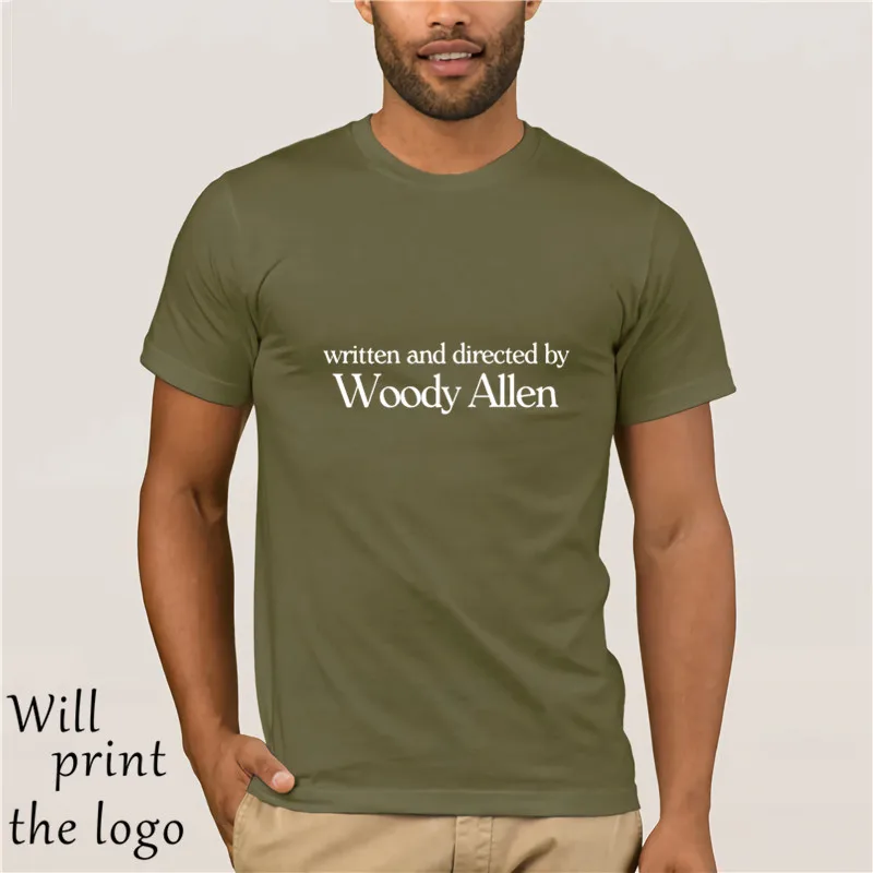 army green Написанная и управляемая футболкой Woody Allen - Цвет: army green