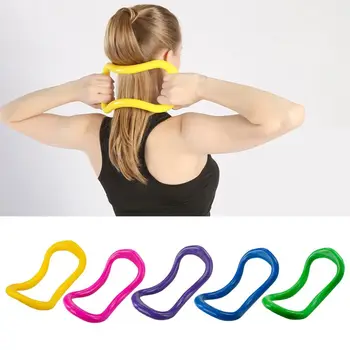 

2pcs Yoga Ring Pilates Training Ring PP Stretch Support Circle for Back and Leg Pain Home Workout