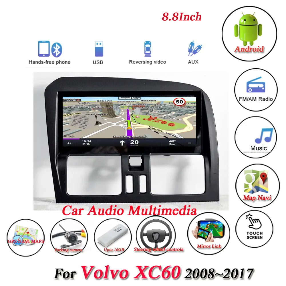 Car Android Multimedia Player For Volvo Xc60 20082014 2015 2016 2017