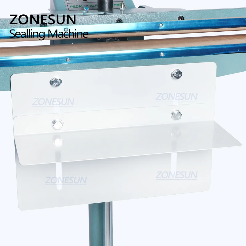 US $148.95 ZONESUN Manual Plastic Bag Heat Sealing Machine with Foot Pedal Dual Use Aluminum Foil Heating Sealer Food Beverage Machinery