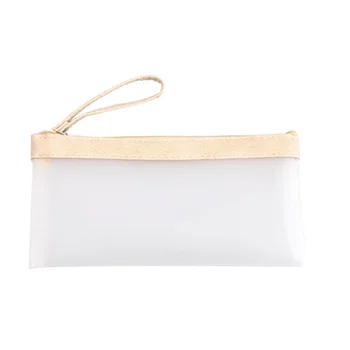 

1Pc New Stationery Creative Transparent Scrub Pencil Bag Korean Student Pencil Case Office & School Supplies