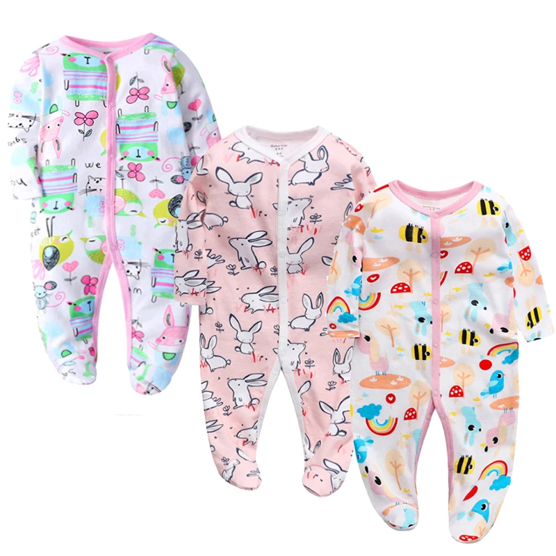 Baby Autumn Romper Newborn Boys Infant Clothes 100% Cotton Jumpsuit Long Sleeve Cartoon Bodysuits Overalls Girl baby Costume New