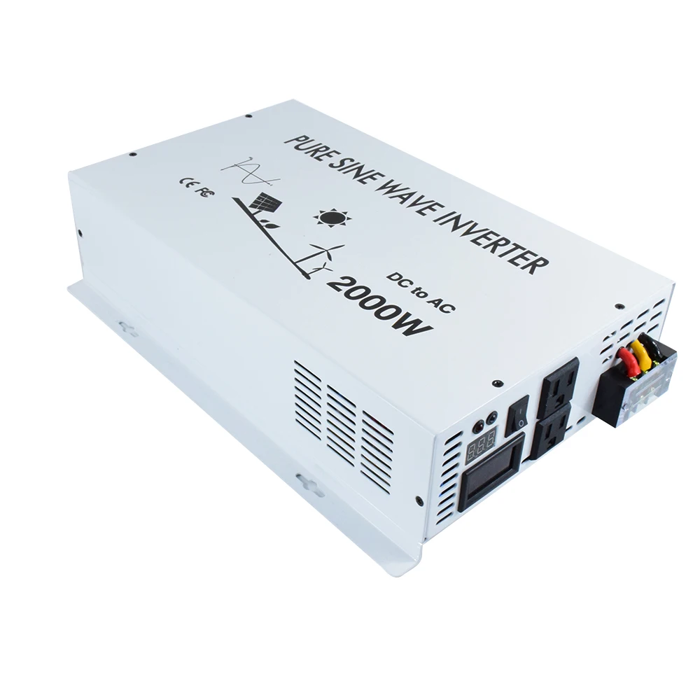 2000W Off Grid Inverter A Onda Sinusoidale Pura 12V 220V Generatore Inverter Dc A Ac Convertitore 24V/48V110V A 110V/120V/240V