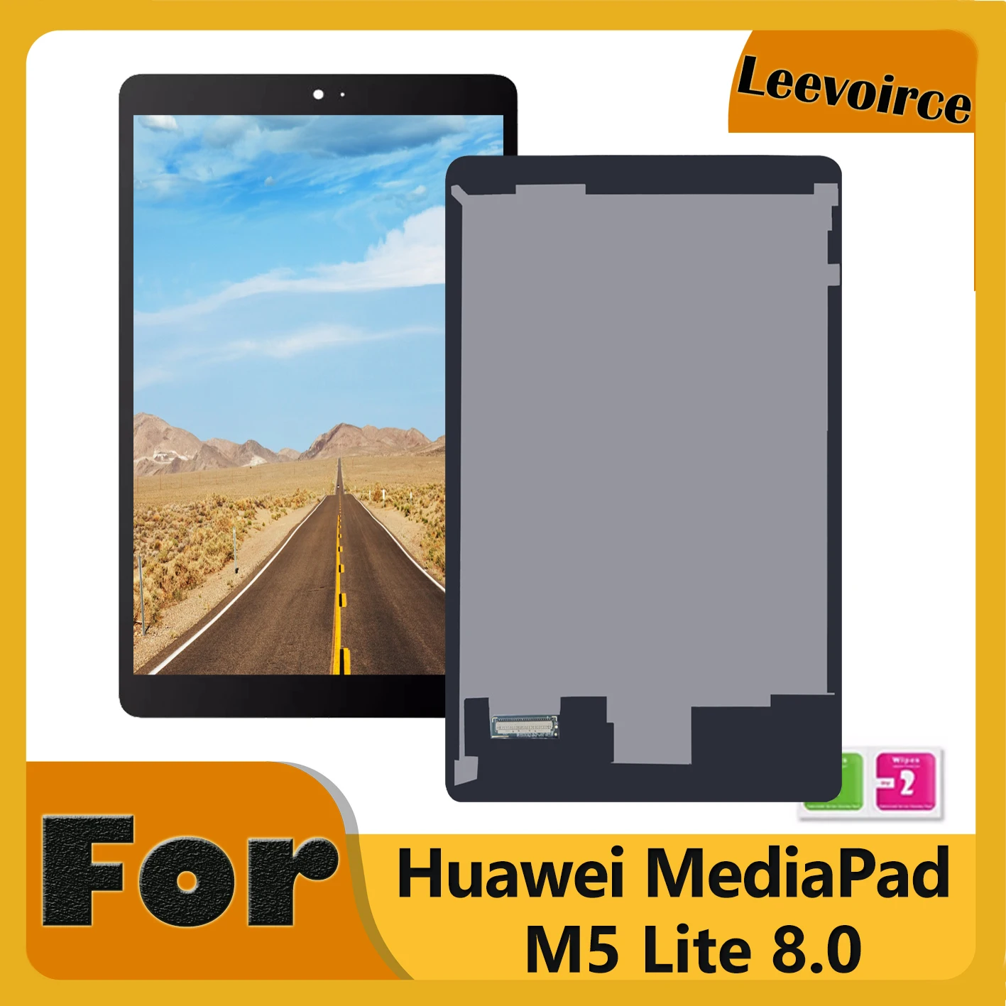 Оригинальный 5-дюймовый ЖК-дисплей для Huawei Mediapad M5 Lite 8 2019 дюйма зеркальный