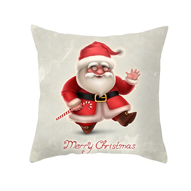 45x45 см хлопковое рождественское покрывало, Рождественское украшение для дома, новогодний декор, Рождественский Санта Клаус, navidad - Цвет: 10