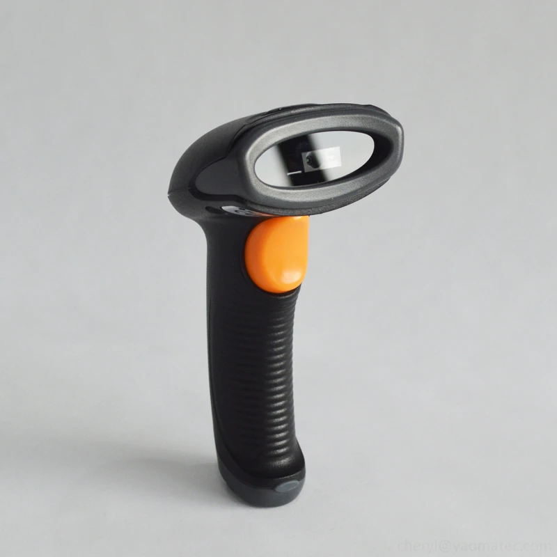 Wireless Scanner Laser Barcode Label Barcode Scanning Gun Wireless Express Hand-Held Scanner Supermarket Barcode Gun
