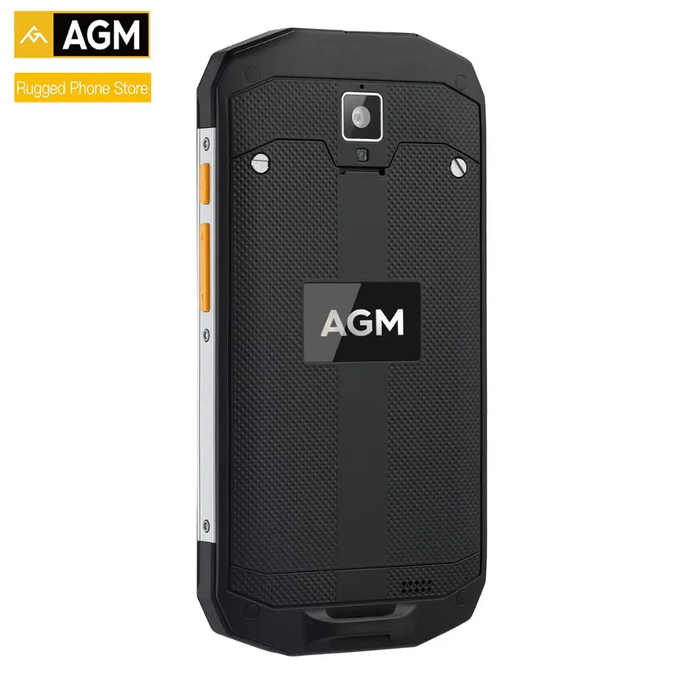 AGM A8 " 4G+ 64G FDD-LTE Android 7,1 мобильный телефон 2SIM IP68 прочный телефон четырехъядерный 13,0 МП 4050 мАч NFC OTG Смартфон