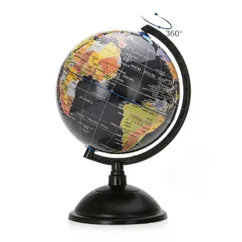 

20cm White World Map Globe With Swivel Stand Geography Educational Toy enhance knowledge of earth and geography